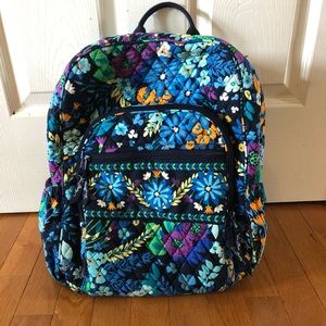 Midnight Blues Vera Bradley backpack 🌸